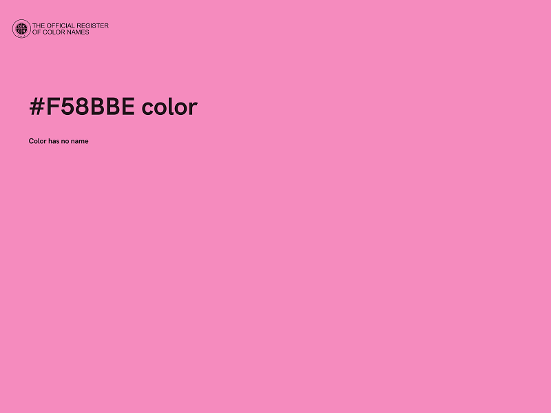 #F58BBE color image