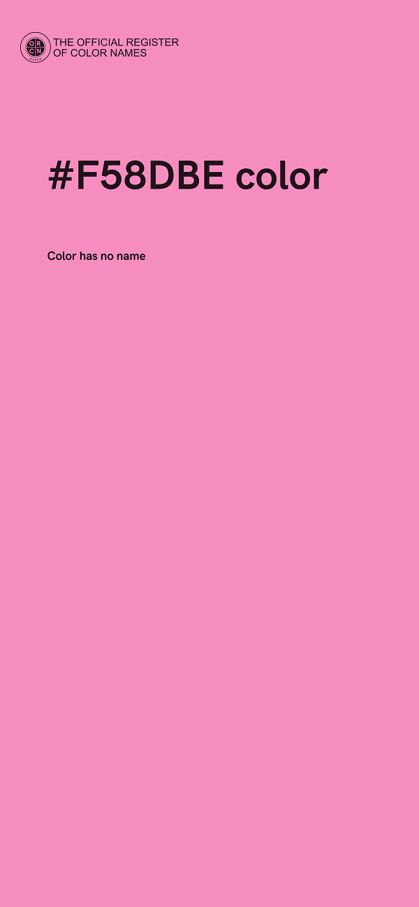 #F58DBE color image