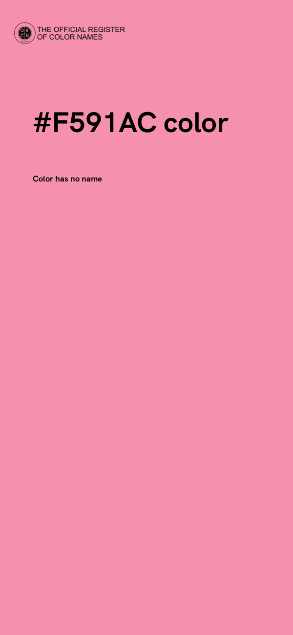 #F591AC color image