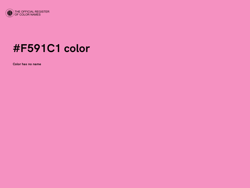 #F591C1 color image