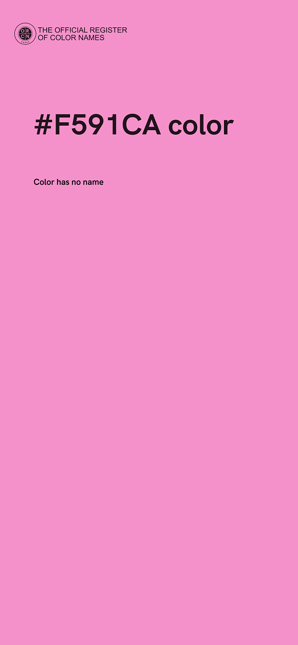 #F591CA color image