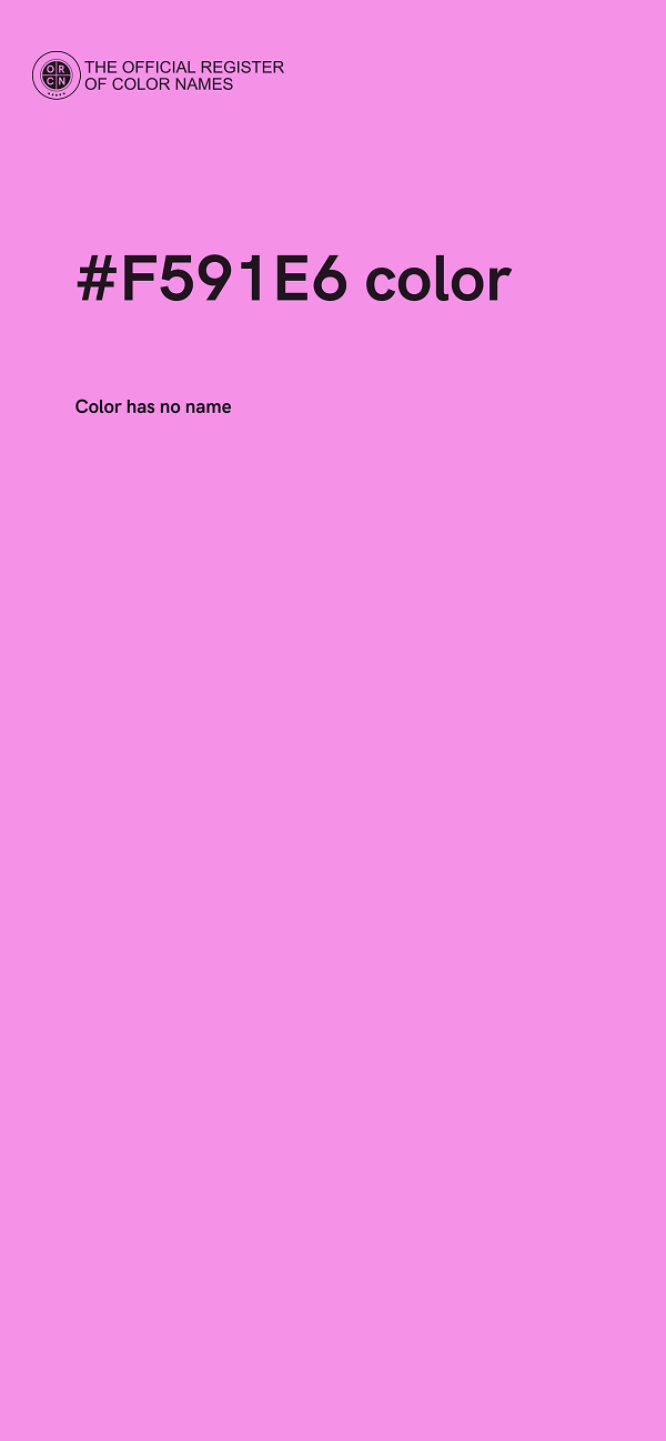 #F591E6 color image