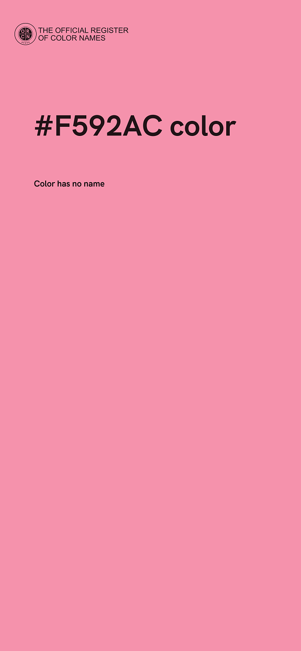 #F592AC color image