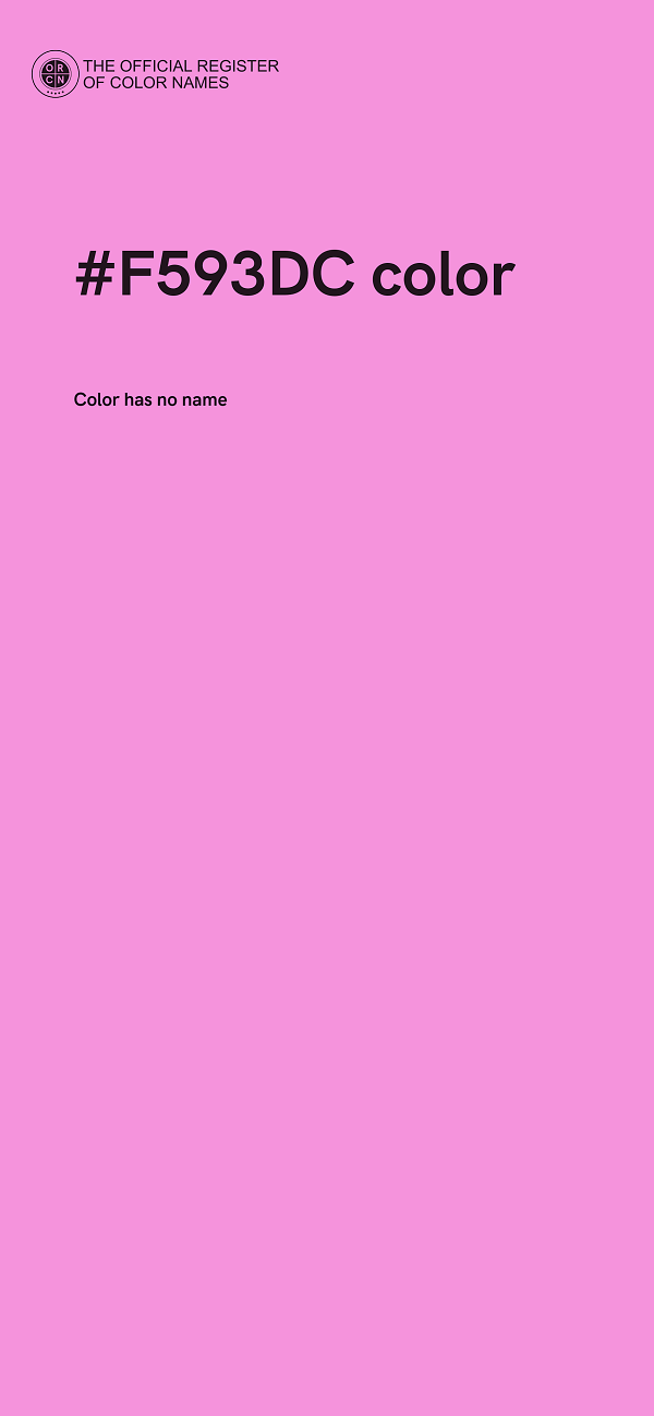 #F593DC color image