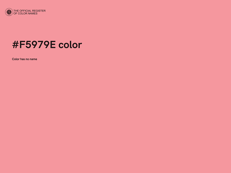 #F5979E color image