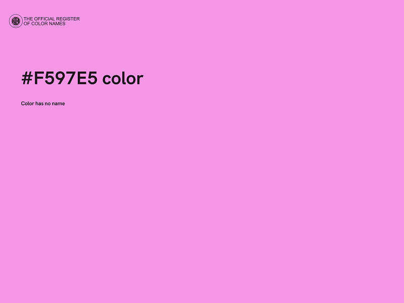 #F597E5 color image