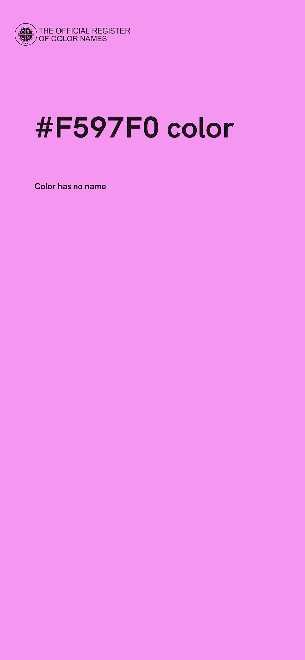 #F597F0 color image