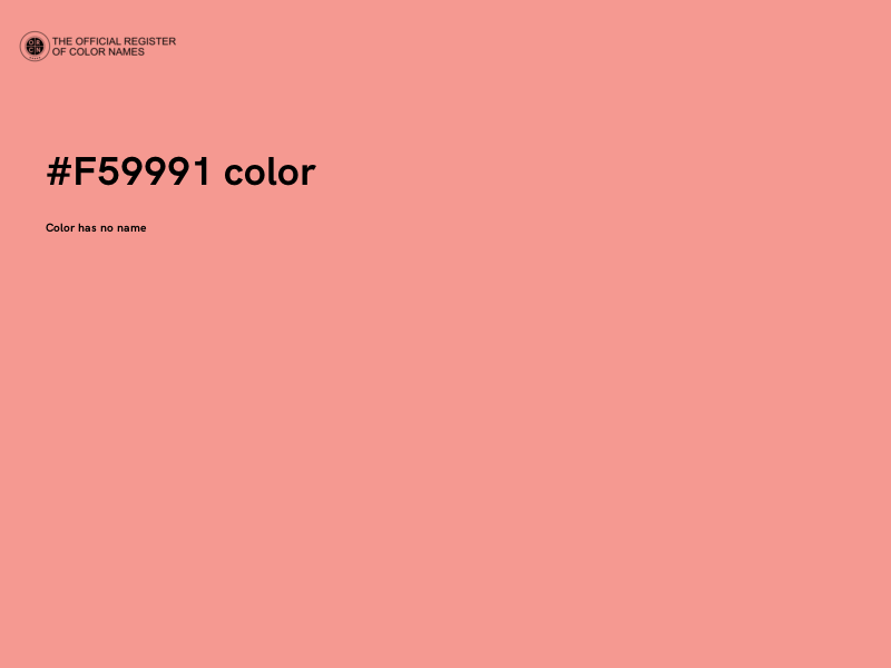 #F59991 color image