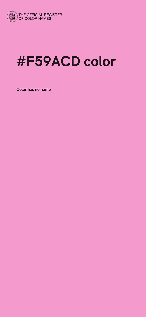 #F59ACD color image