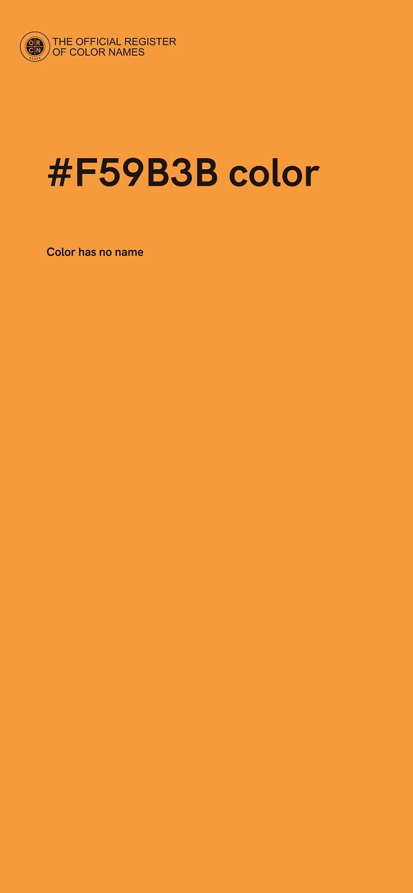 #F59B3B color image