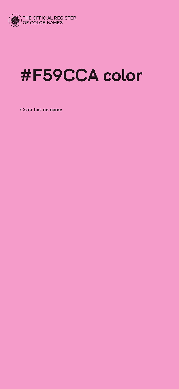 #F59CCA color image