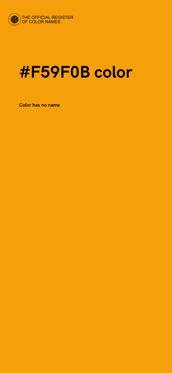 #F59F0B color image