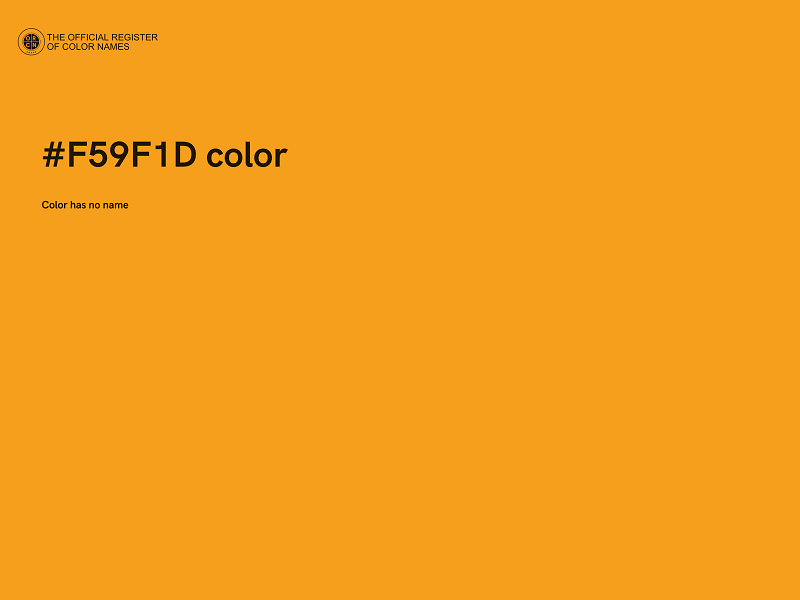 #F59F1D color image