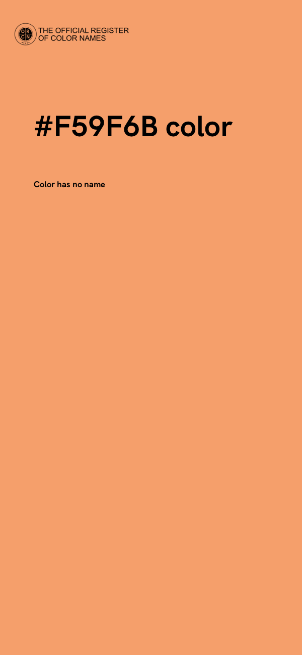 #F59F6B color image