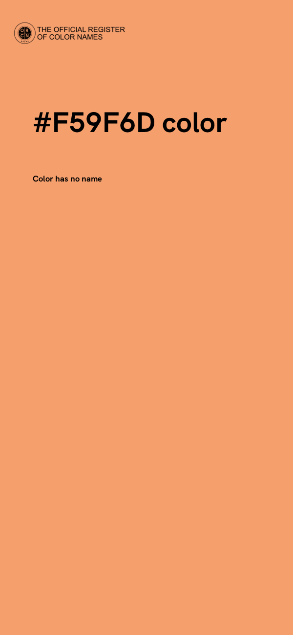 #F59F6D color image