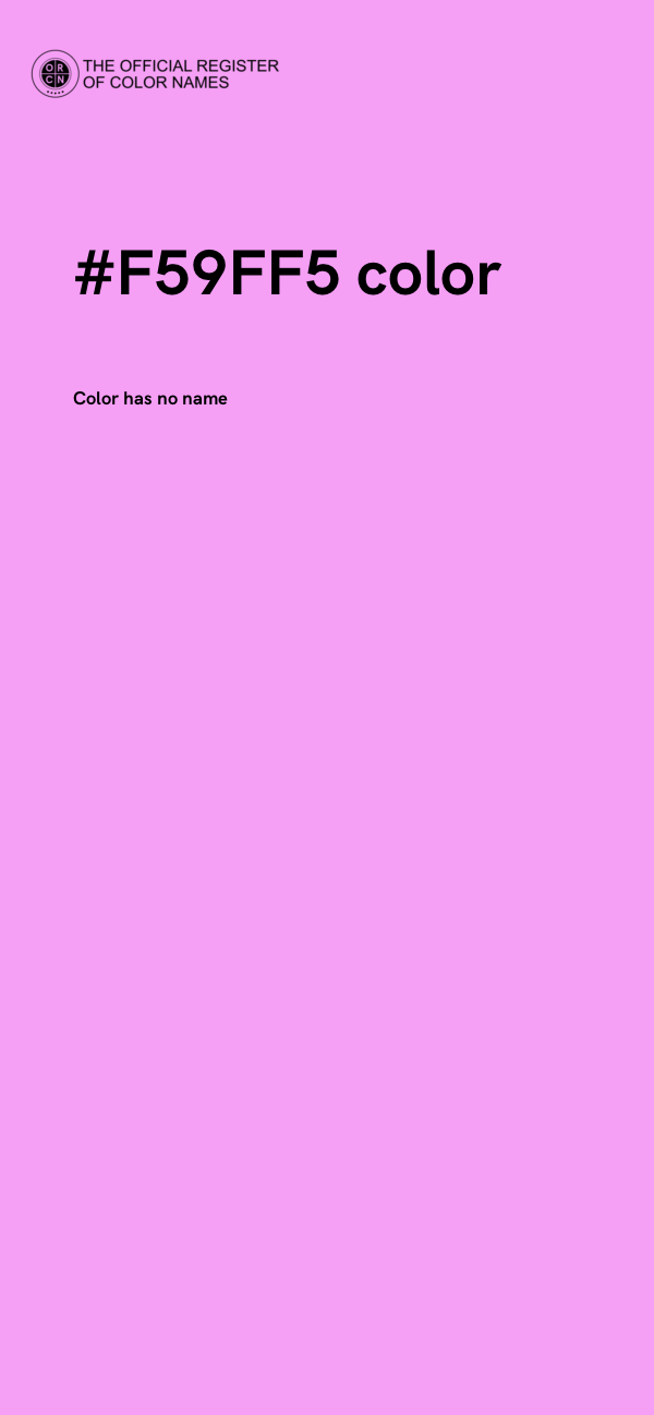 #F59FF5 color image