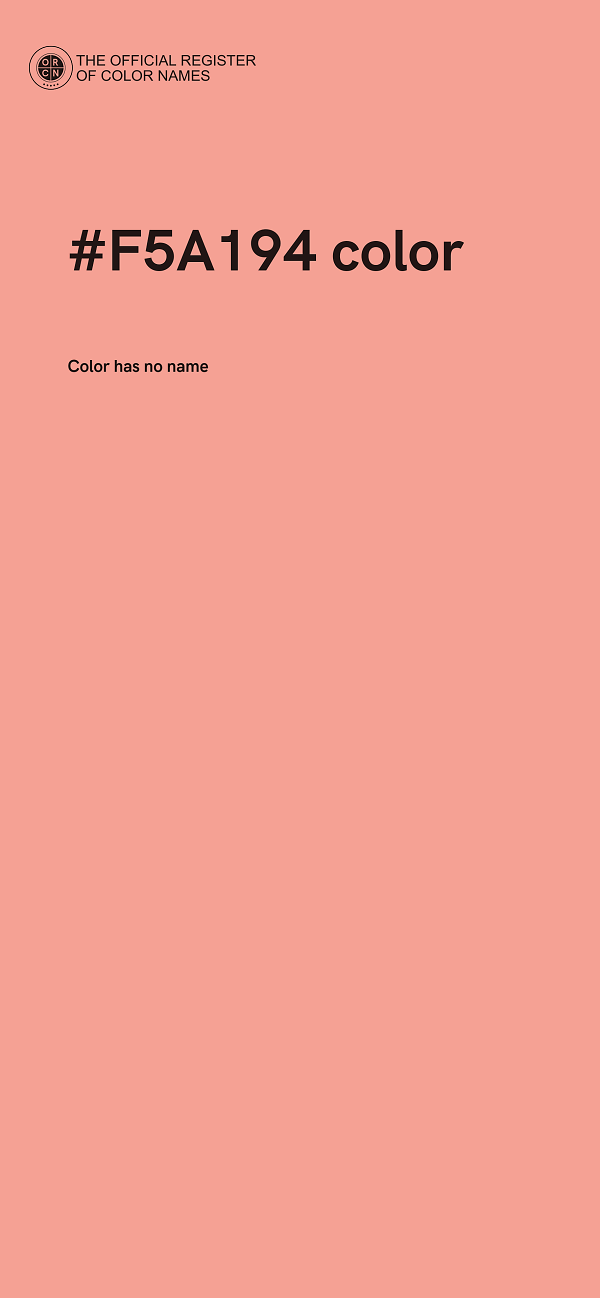 #F5A194 color image