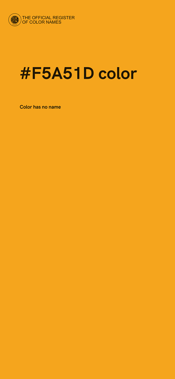 #F5A51D color image