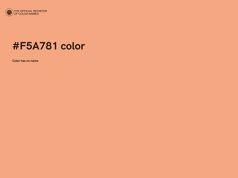 #F5A781 color image