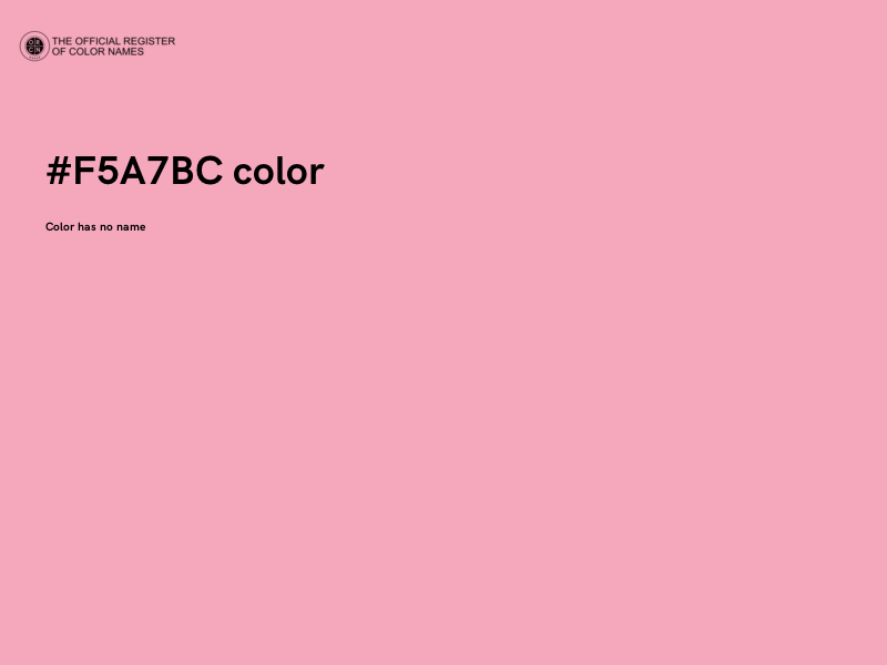 #F5A7BC color image