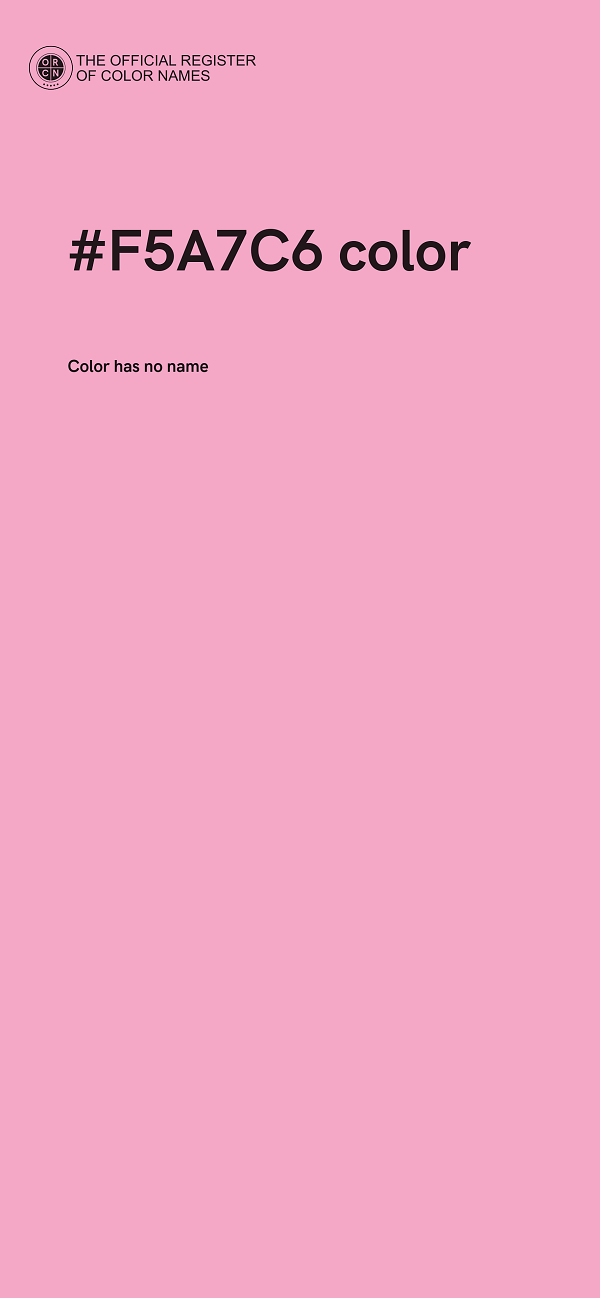 #F5A7C6 color image