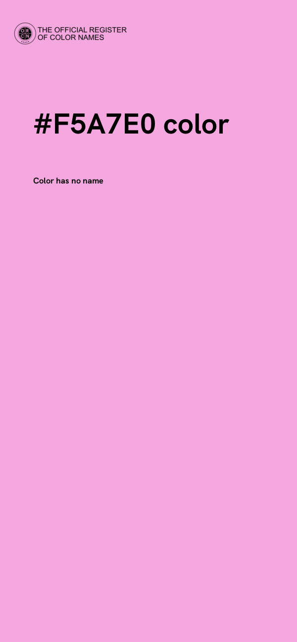 #F5A7E0 color image