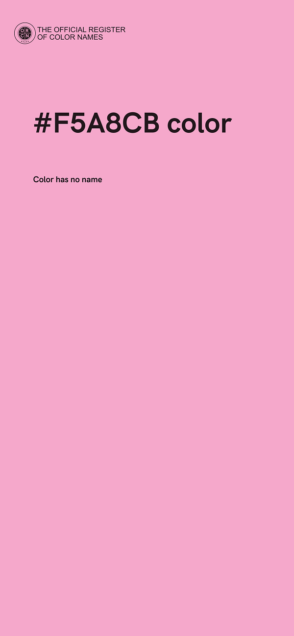#F5A8CB color image