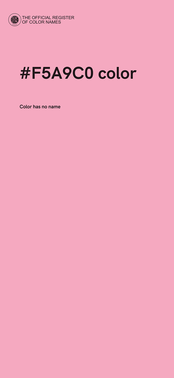#F5A9C0 color image