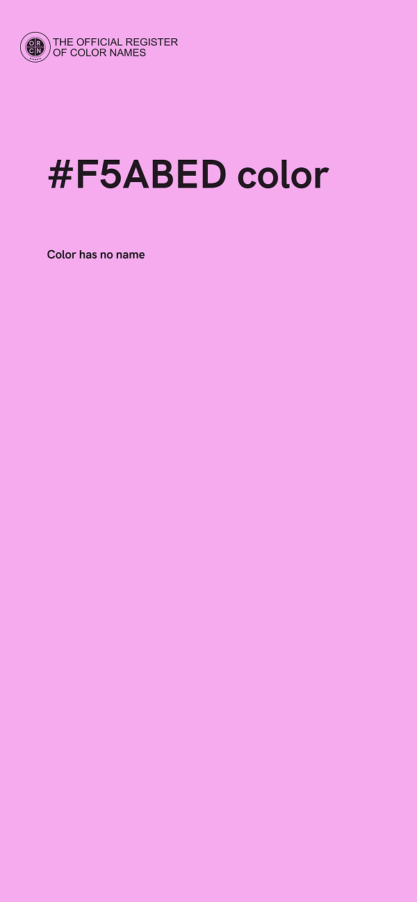 #F5ABED color image