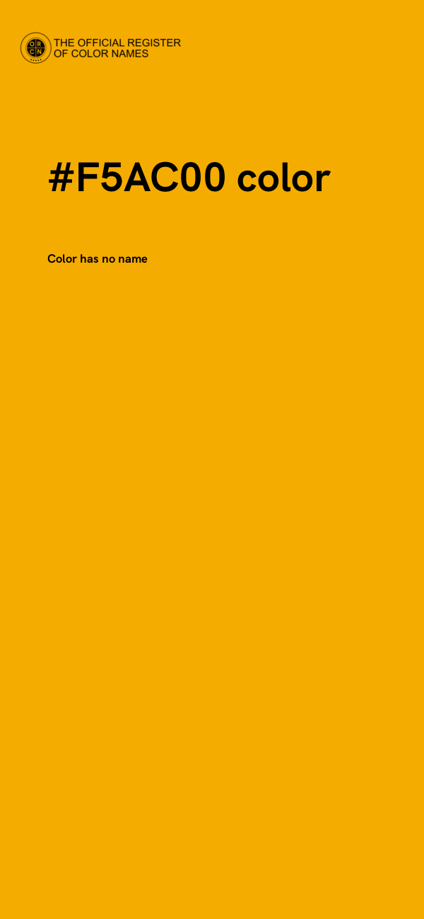 #F5AC00 color image