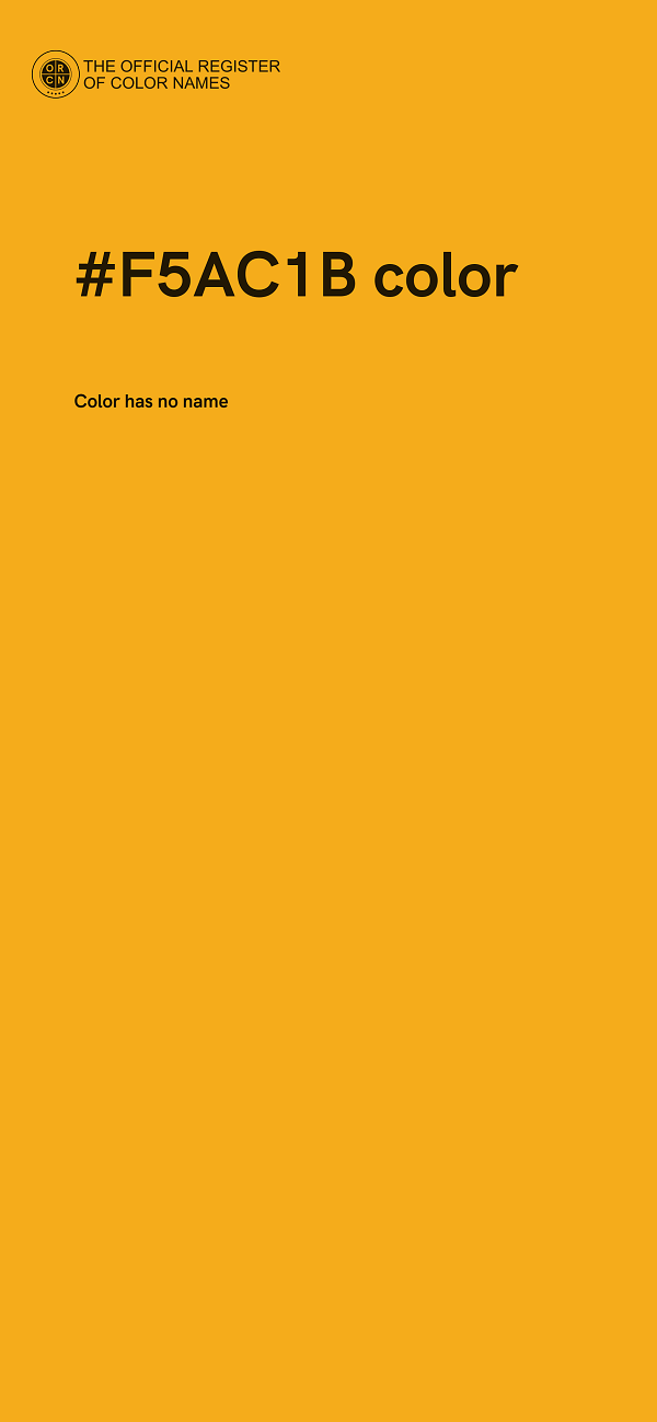 #F5AC1B color image