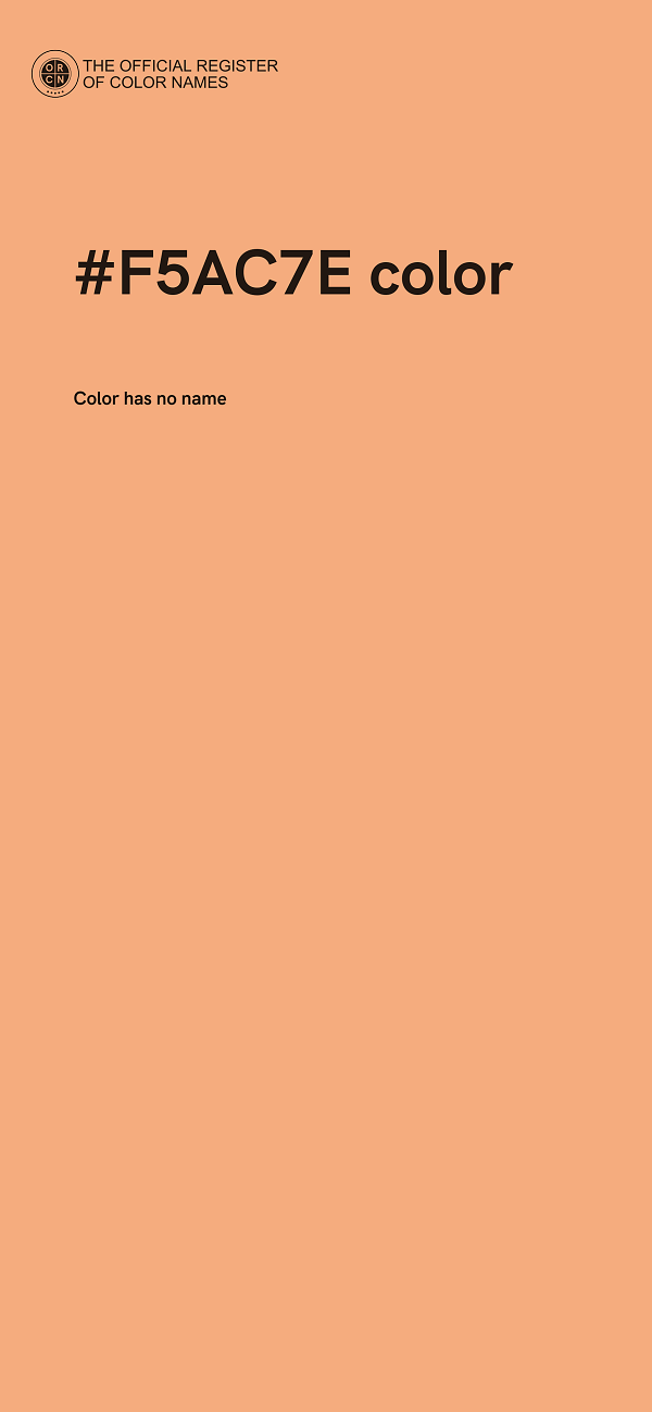 #F5AC7E color image
