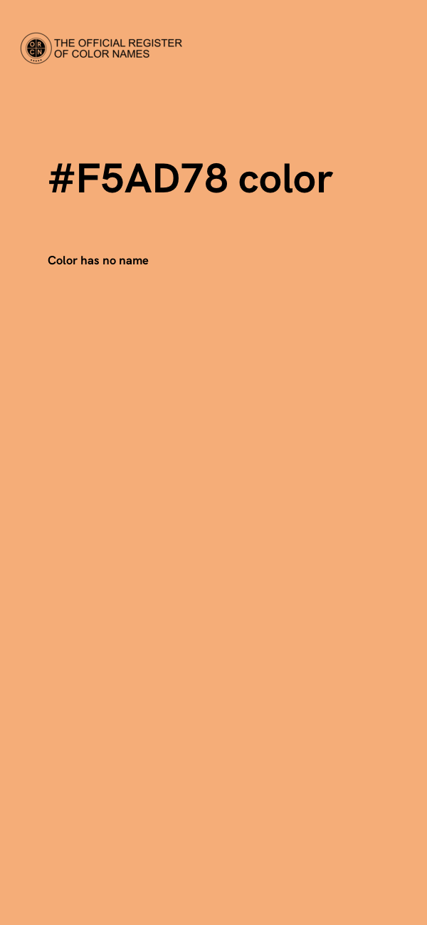 #F5AD78 color image