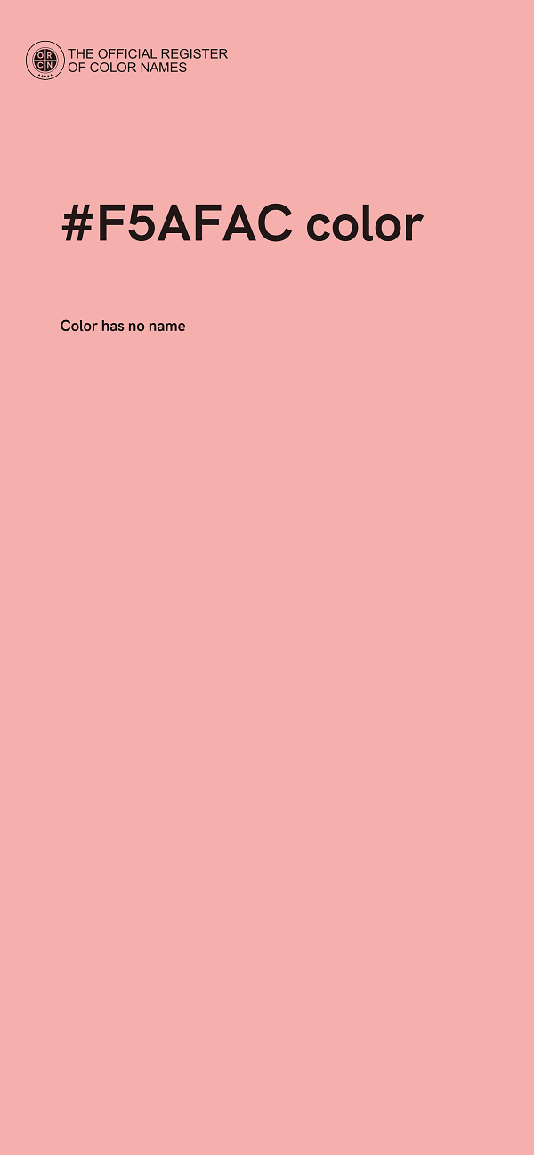 #F5AFAC color image
