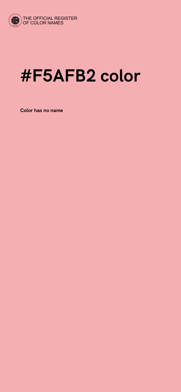 #F5AFB2 color image
