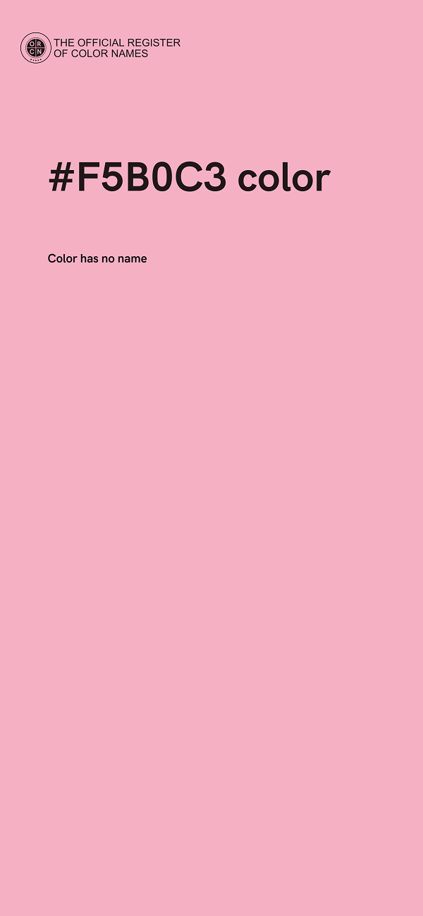 #F5B0C3 color image