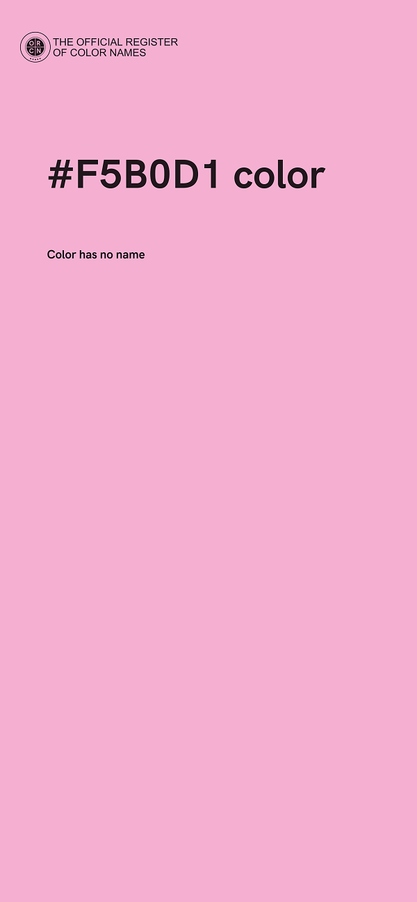 #F5B0D1 color image