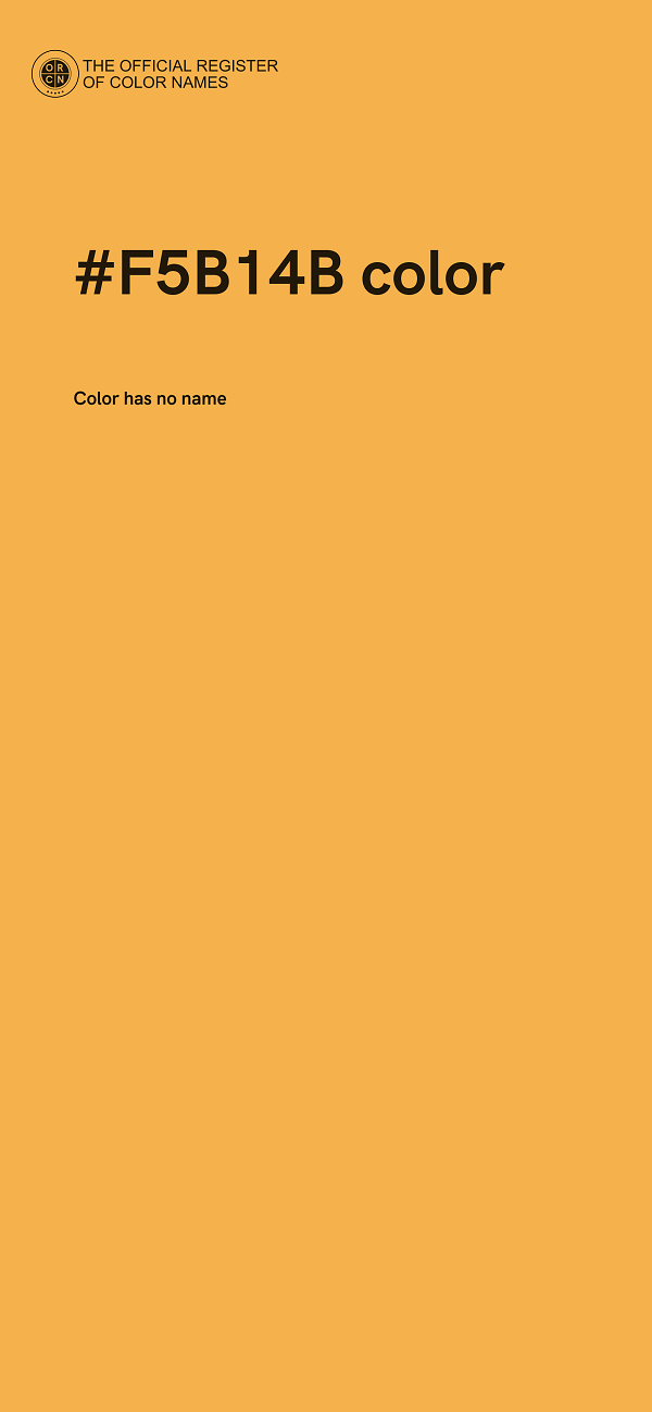 #F5B14B color image
