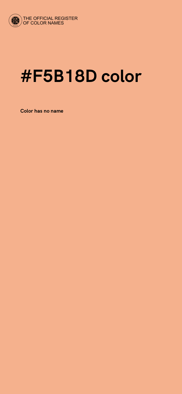 #F5B18D color image