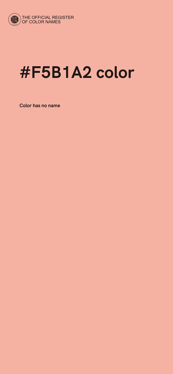 #F5B1A2 color image