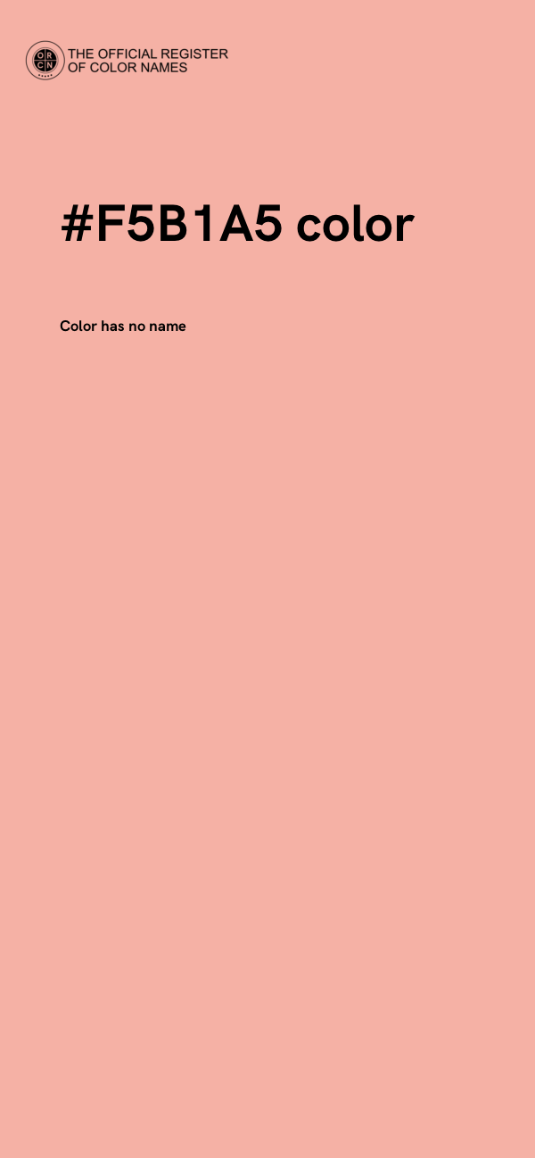#F5B1A5 color image
