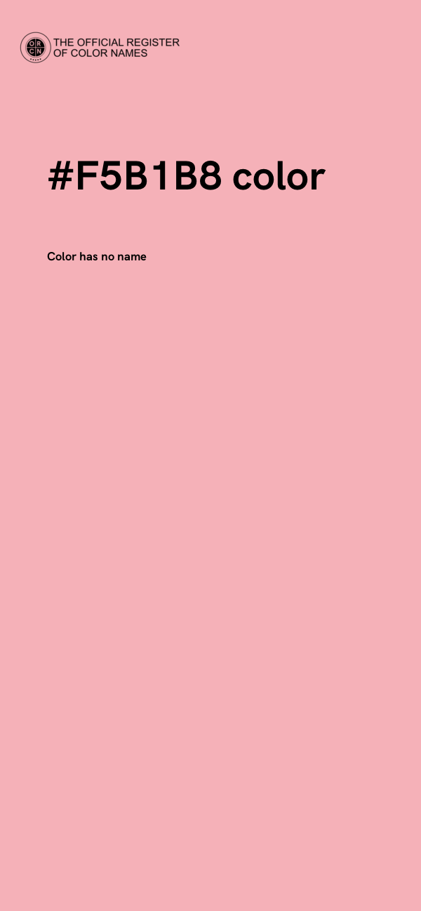 #F5B1B8 color image