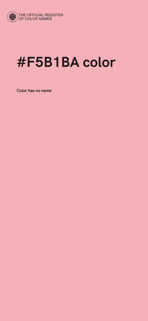 #F5B1BA color image