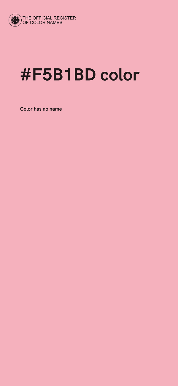 #F5B1BD color image