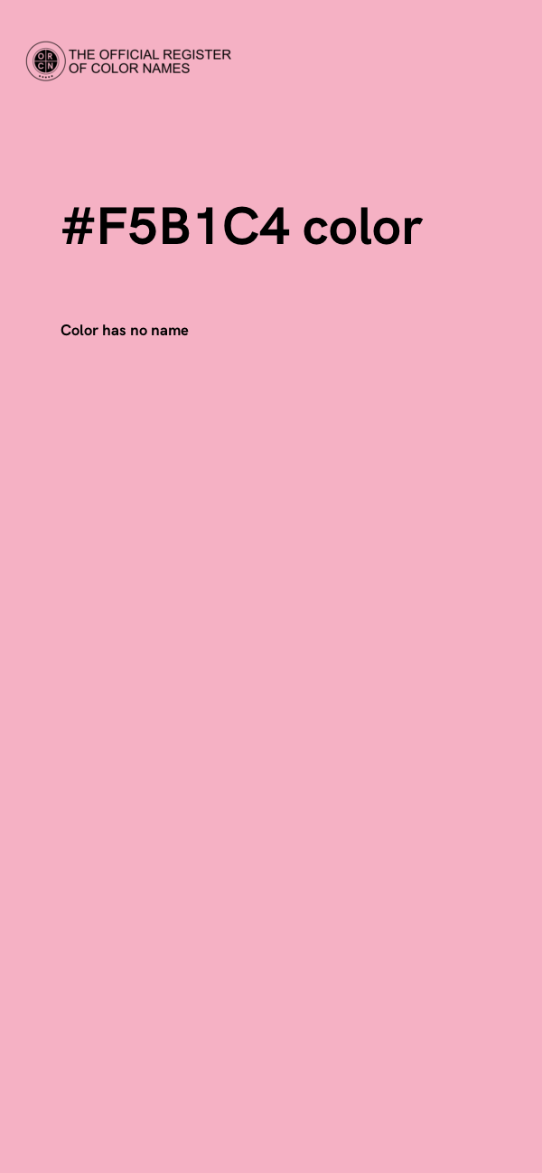 #F5B1C4 color image