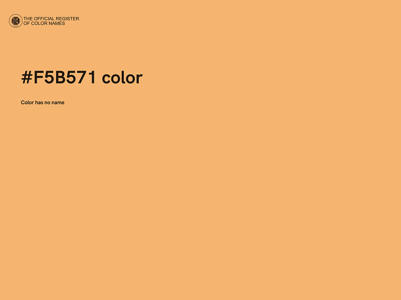 #F5B571 color image