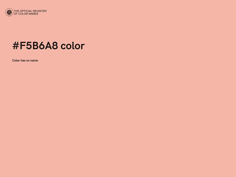 #F5B6A8 color image