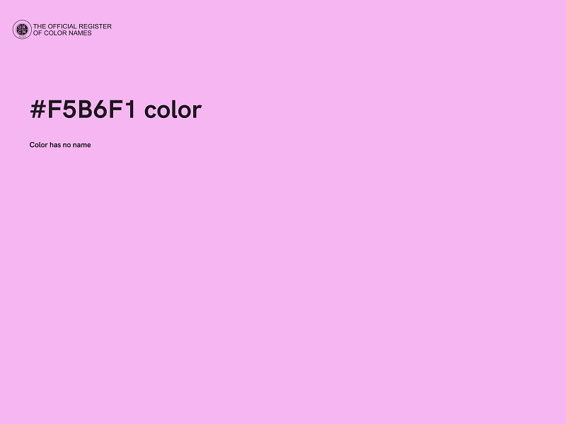 #F5B6F1 color image
