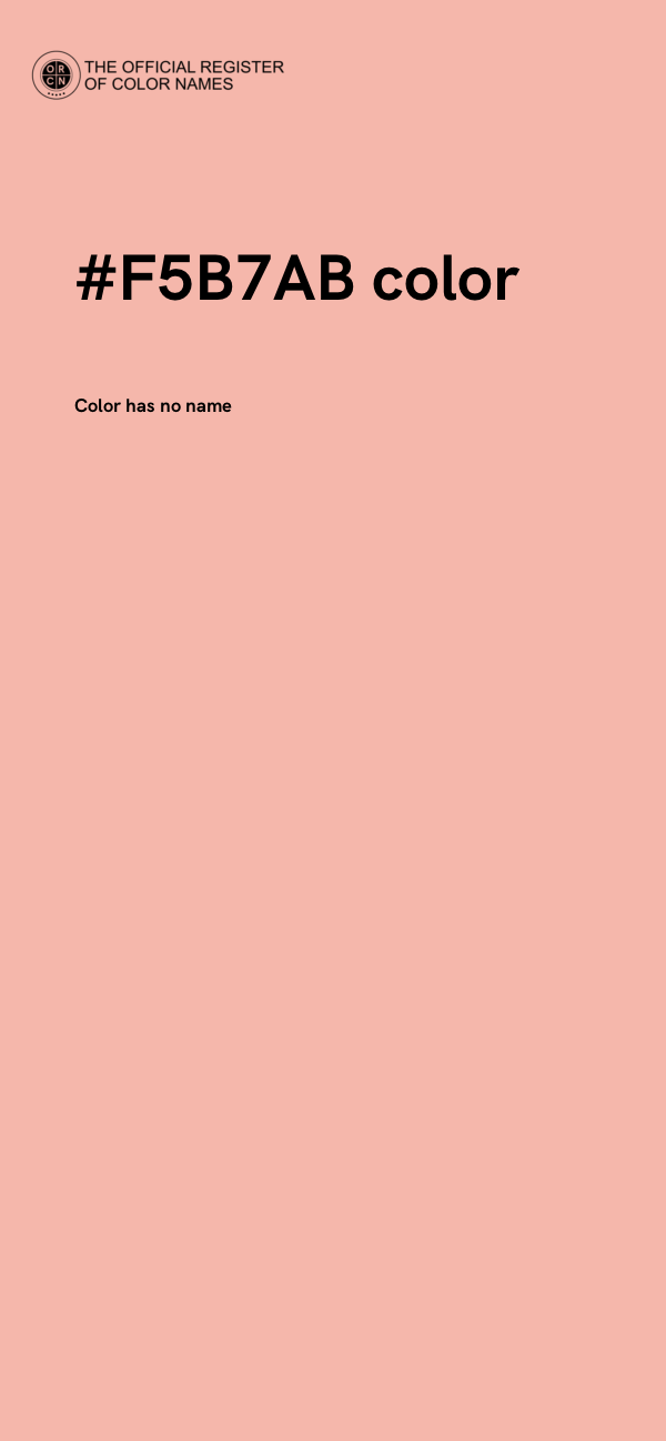 #F5B7AB color image