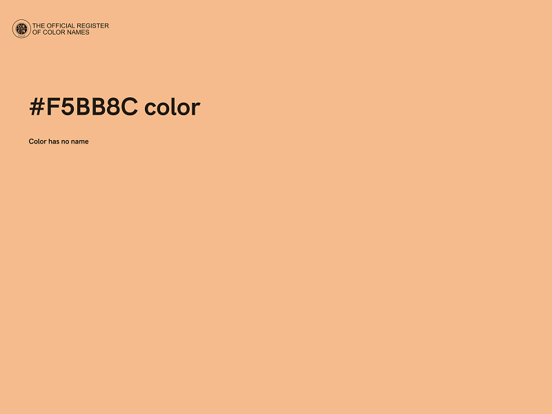 #F5BB8C color image